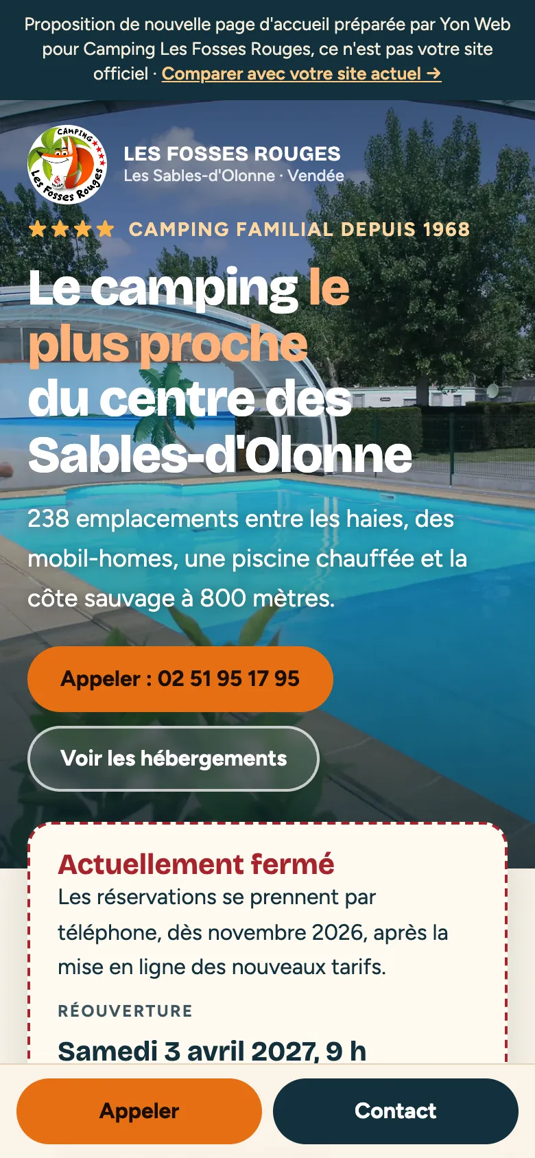 Capture mobile de la proposition